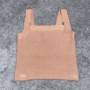 Abercrombie sweater tank - brown